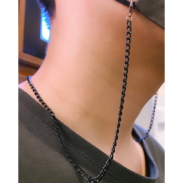 Strap Masker Chain / Strap Masker Cowok Cewek / Strap Masker Rantai