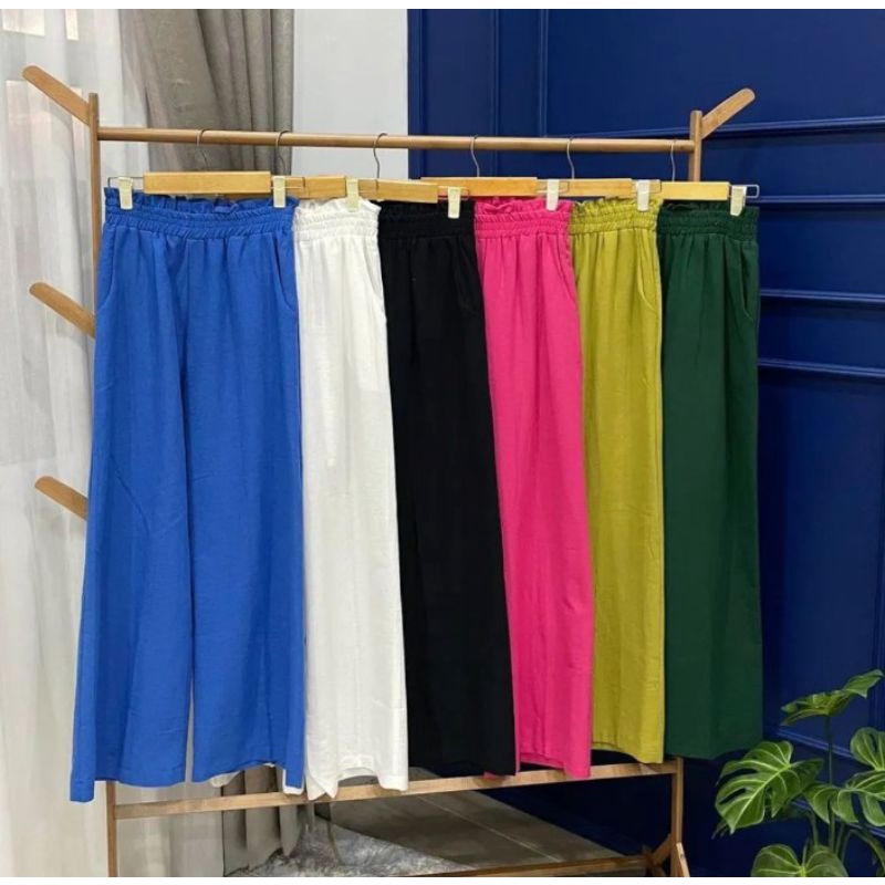 CELANA KULOT KATUN LINEN PREMIUM