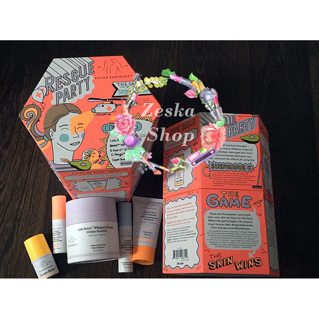 Drunk Elephant Umbra Sheer / Drunk Elephant B Hydra Serum / Drunk Elephant Lala Retro Cream / Protin