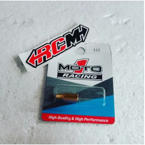 MAIN JET MAINJET MJ KARBU CARBU PWK UK 112 ORI ORIGINAL MOTO1 MOTO 1 RACING PARTS