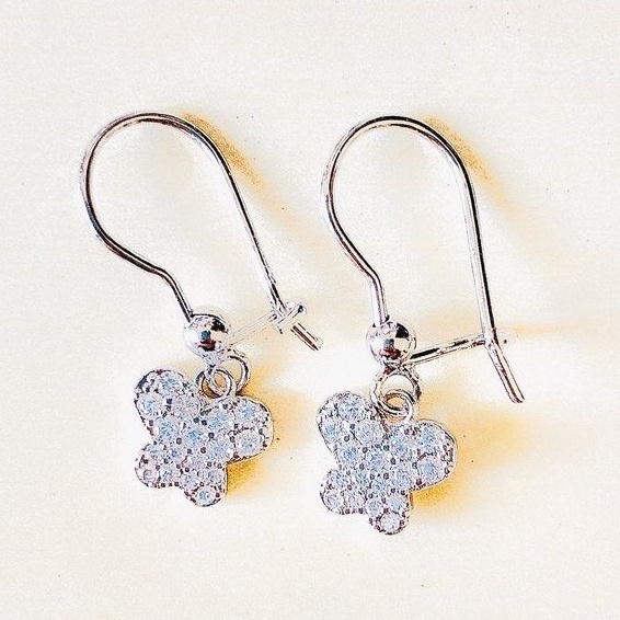 Anting Wanita Xuping Terbaru / Anting Wanita Kupu2 Full Zirconia Silver Xuping