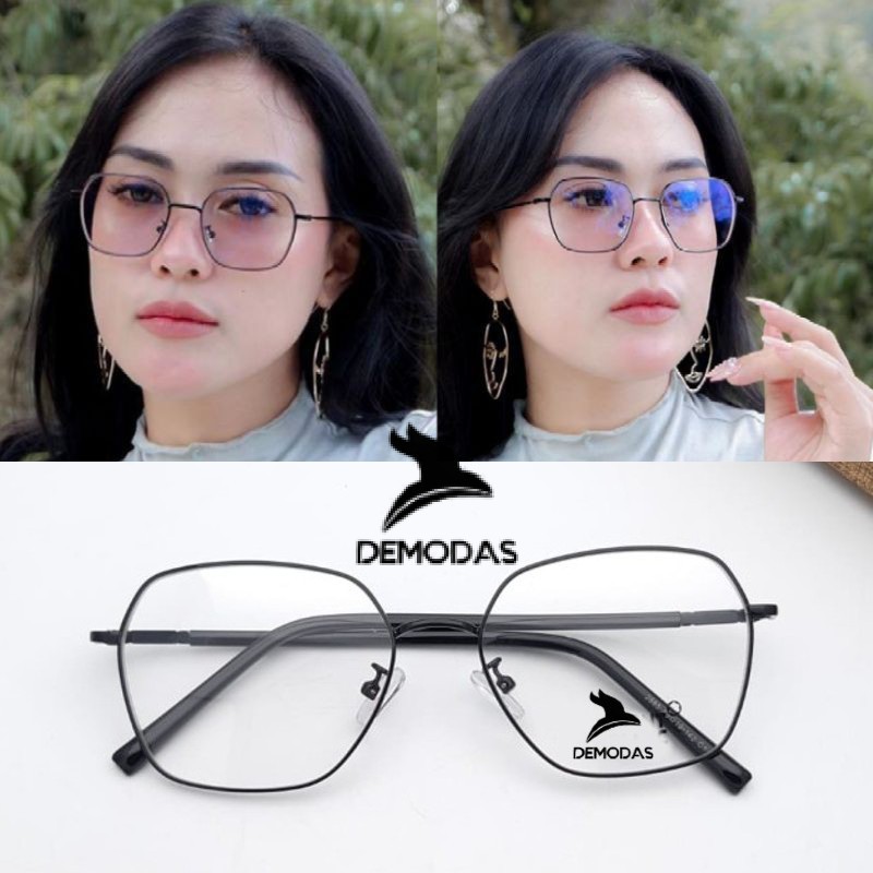 DEMODAS DG2885 Kacamata Lensa Photocromic Bluecromic Antiradiasi Blueray Minus Normal