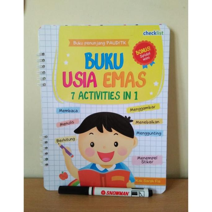 

[BISA COD] WIPE & CLEAN Buku Usia Emas 7 Activities in 1 (BONUS SPIDOL SNOWMAN)