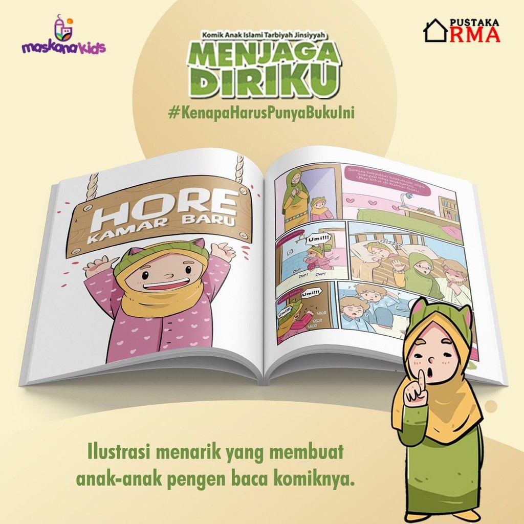 Komik Anak Islami Menjaga Diriku (Full Color)