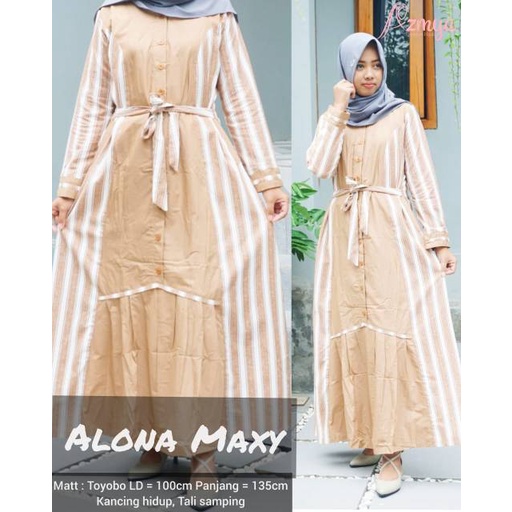 GAMIS ALOVA|| Gamis Toyobo DRESS BUSUI LD 100CM