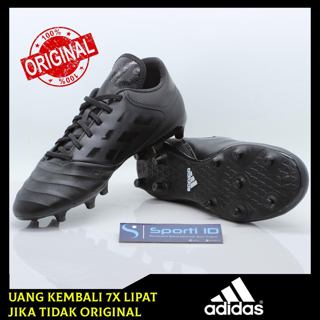 Sepatu Bola Adidas Copa 18.3 FG Full Black DB2460 Original