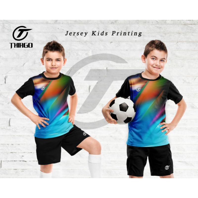 KAOS FUTSAL ANAK/JERSEY BOLA ANAK TANGGUNG/STELAN OLAHRAGA ANAK/BAJU BOLA ANAK UMUR 14