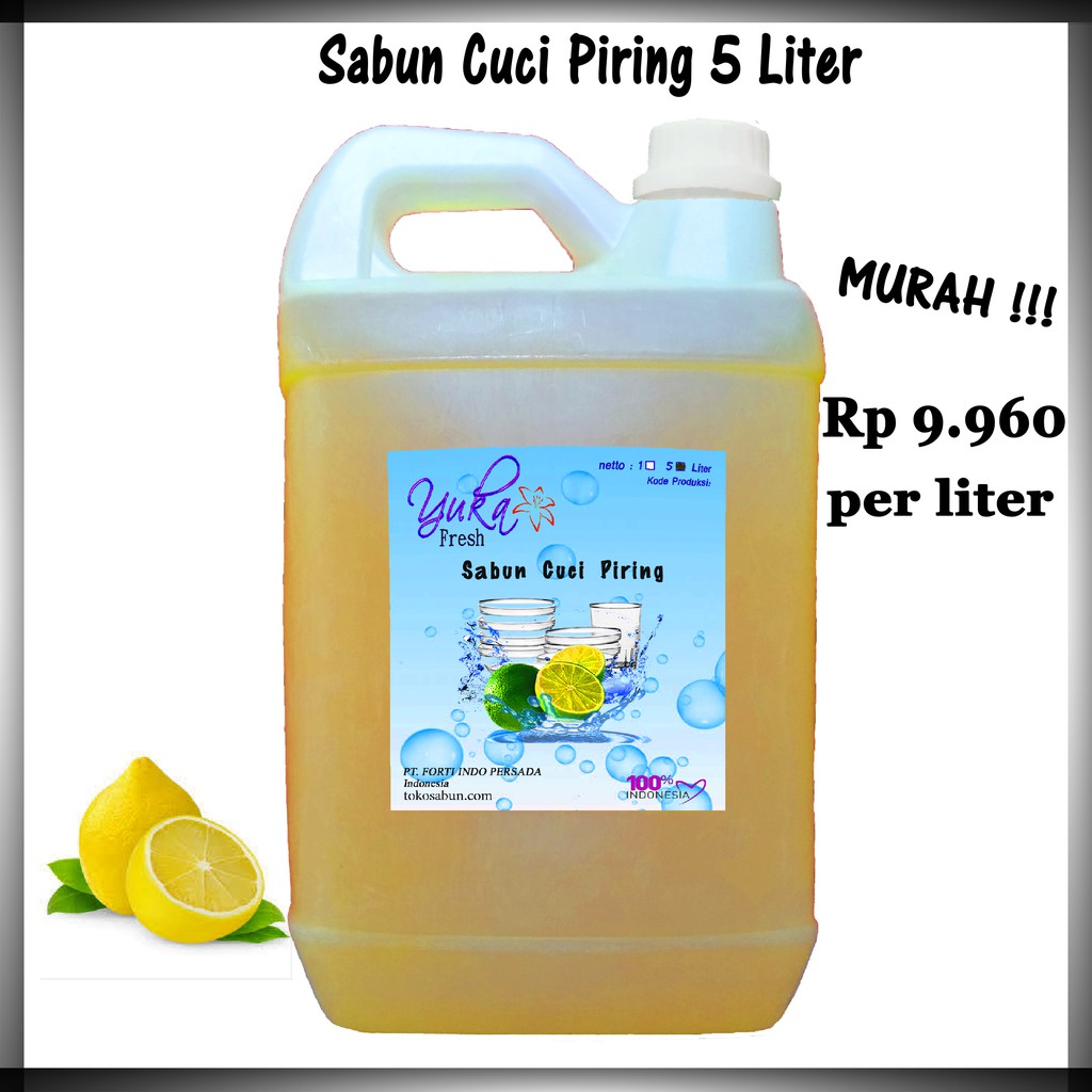 YUKA Sabun Cuci Piring 5 Liter