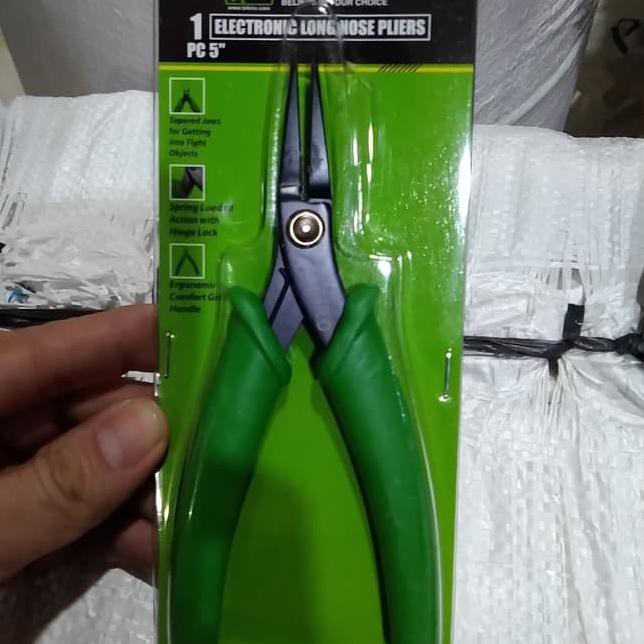 Tekiro ELECTRONIC LONG NOSE PLIERS 5 in TEKIRO TANG LANCIP ELEKTRONIK 5 inch Tekiro 5in PL-EL1450