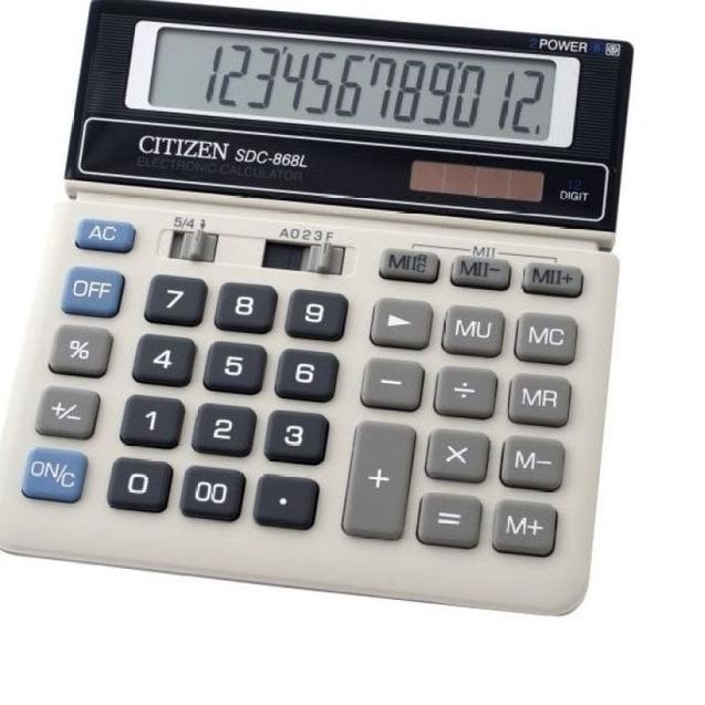 

New - Kalkulator Citizen SDC- 868 L CALCULATOR PENGHITUING ✓