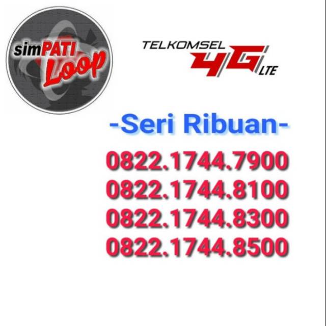 Simpati Seri Ribuan - Perdana Telkomsel Murah - No Cantik Telkomsel Bandung