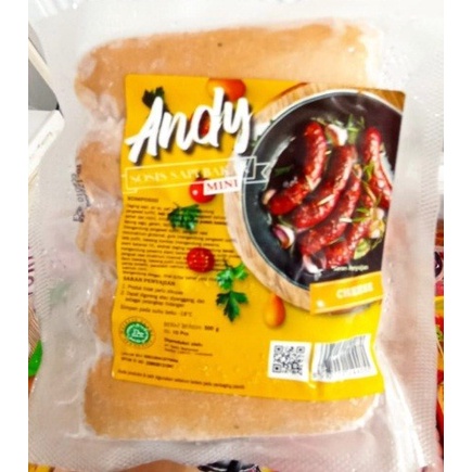 

andy sosis sapi / beef bakar mini keju kemasan 500 gram