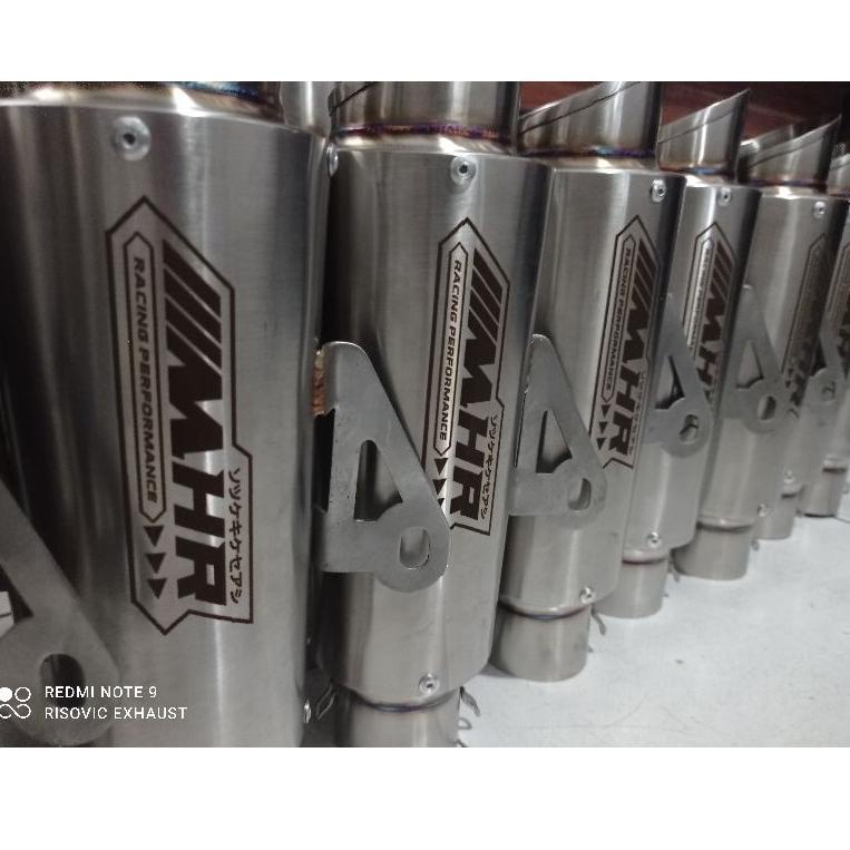 [PRODUK DGTMP] PROMO Silincer Knalpot MHR RACING Gratis Laser Nama Inlet 50 7DP