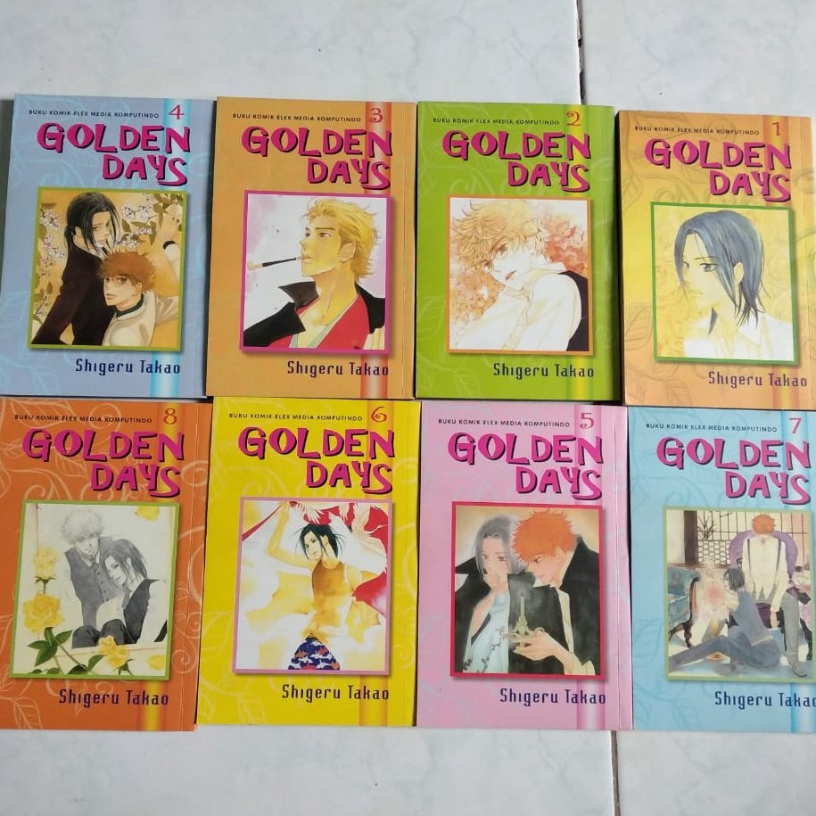 Komik Bekas GOLDEN DAYS Complete No. 1 s.d 8