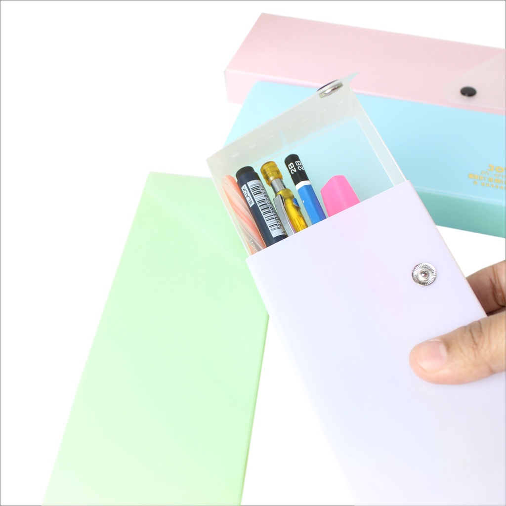

Pensil Case Kotak Tempat Pensil Joyko PC 0719PSTL 35 Mika Warna Warni Pastel - PBZ