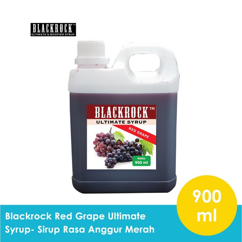 

Blackrock Red Grape Ultimate Syrup 900 ml - sirup rasa anggur merah