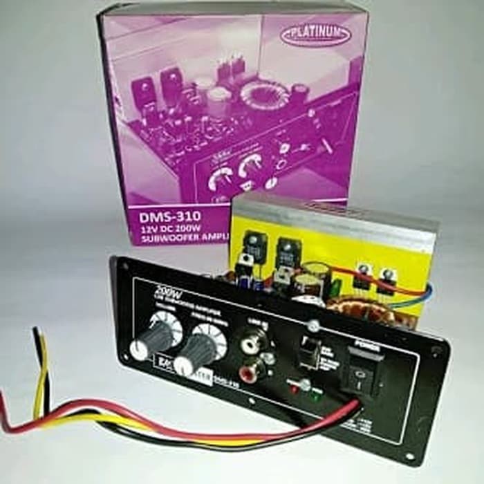 POWER MOBIL MONOBLOCK SUPER SUBWOOFER DMS 310 SUBWOOFER AMPLIFIER