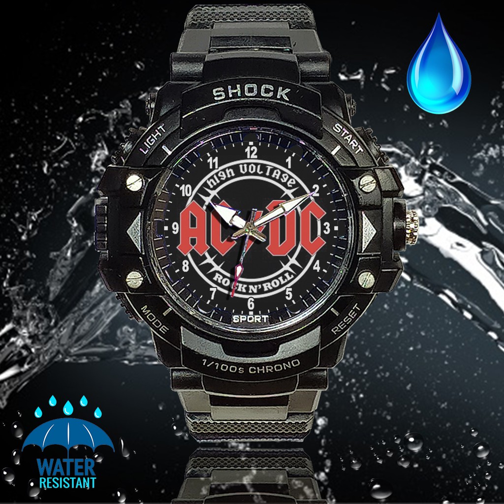 (JOS GANDOS BOS) Jam Tangan  ACDC - 3 (Exclusive)