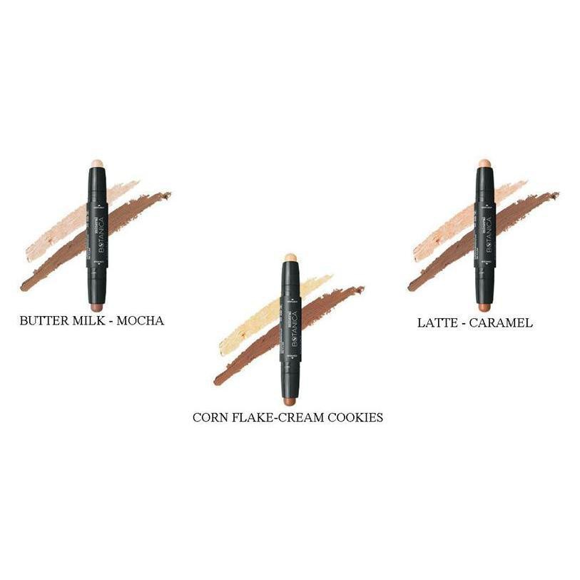 ✦SINAR✦ Mineral Botanica ( MICA ) Highlight and Contour Stick 2in1 ( 2 in 1 ) Blendable Perfect Cover