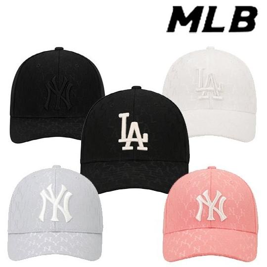 MLB classic monogram jacquard adjustable cap 32CPFC111