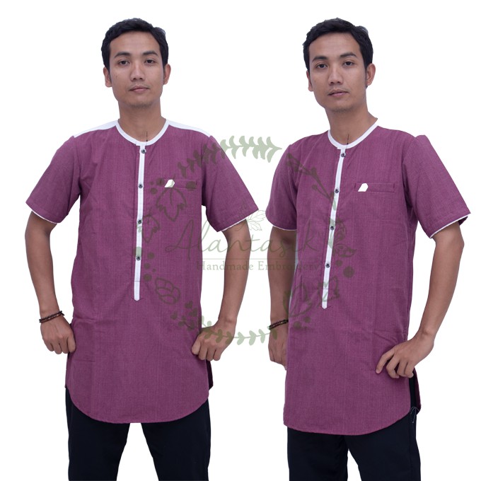 baju koko KURTA simple  krt R.22