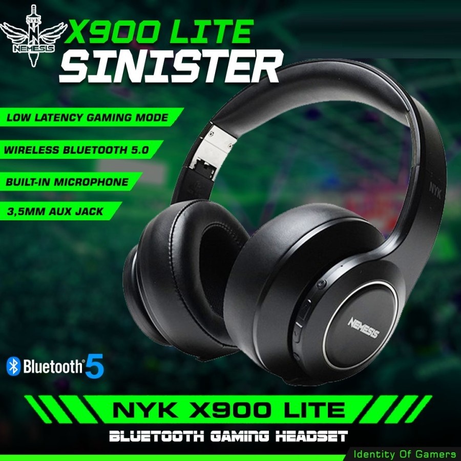 X900 Lite NYK Nemesis Headset Bluetooth Sinister