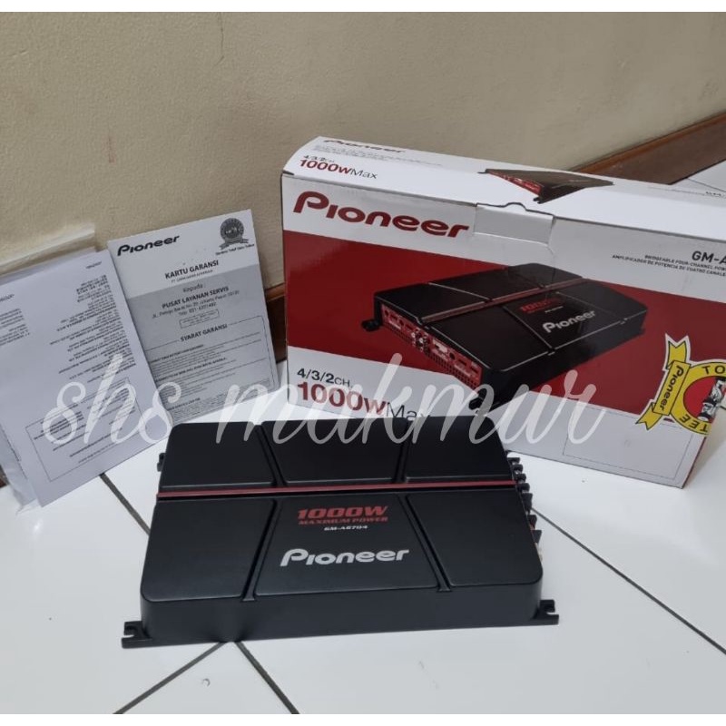 Power pioneer GM-A6704 4 channel power amplifier murah