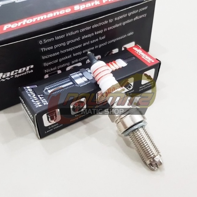 Busi aRacer T Power Racing Laser Iridium ABP9R3I NMAX Aerox 155 ADV PCX Vario Beat Vespa