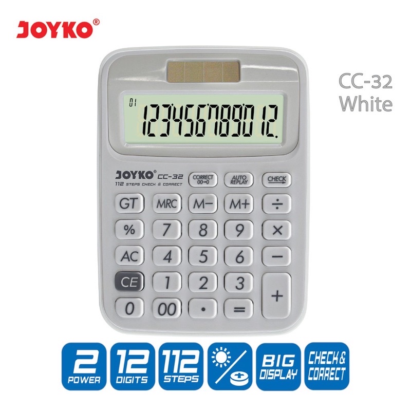 

HJK Kalkulator Joyko CC-32 12digits