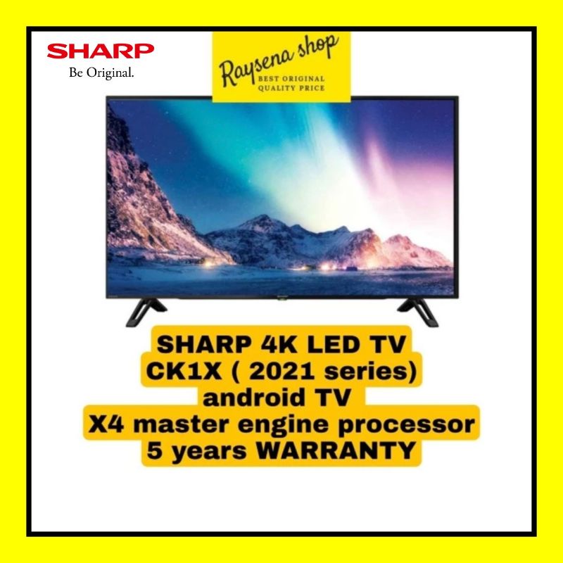 SHARP LED TV 4T-C65CK1X LED TV 65 INCH 4K UHD ANDROID TV SHARP 65CK1X - 65CK1X 65 INCH