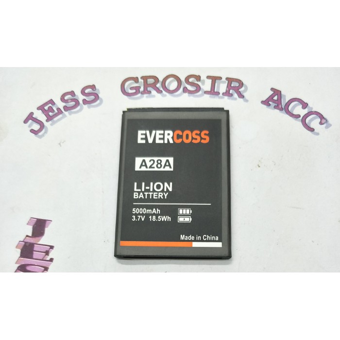 Baterai Battery Evercross Evercoss Cross A28A / A28 Double Power - Hitam