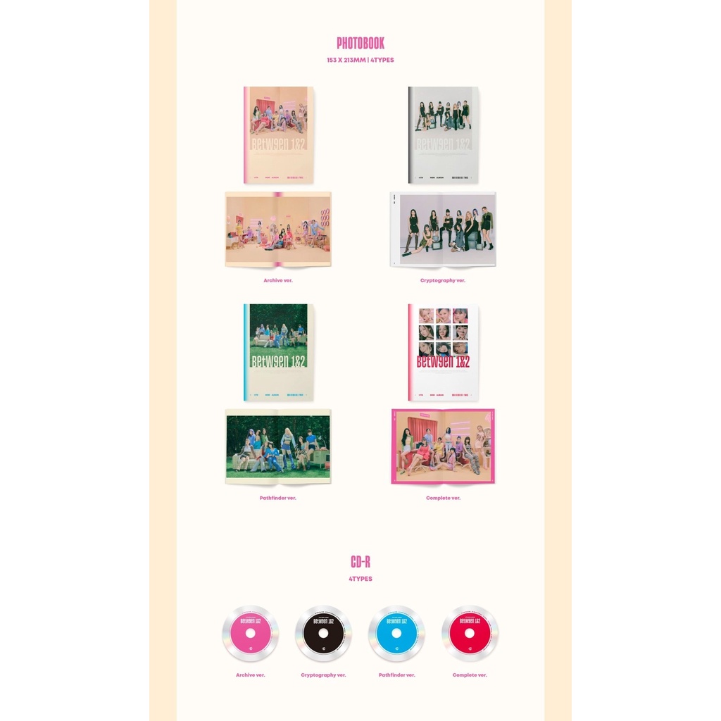 TWICE - 11th Mini Album BETWEEN 1&amp;2 (online POB)