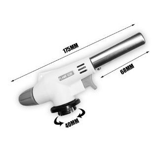 Flame Gun 920 White Portable Gas Blow Torch Butane