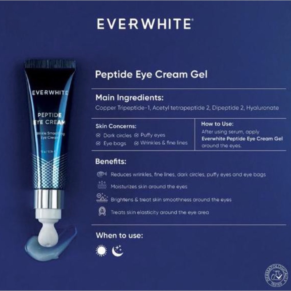 ✨ AKU MURAH ✨EVERWHITE Peptide Eye Cream Gel