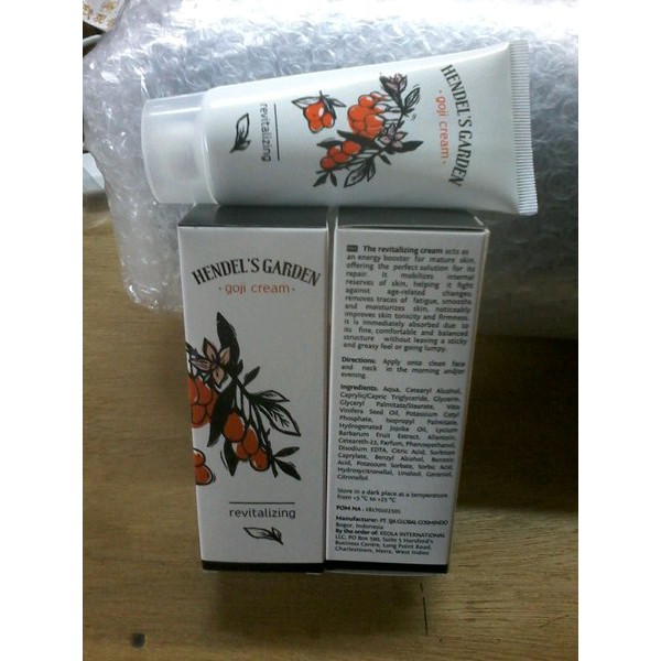 Promo   goji cream 100 persen asli hendel s garden   terlaris