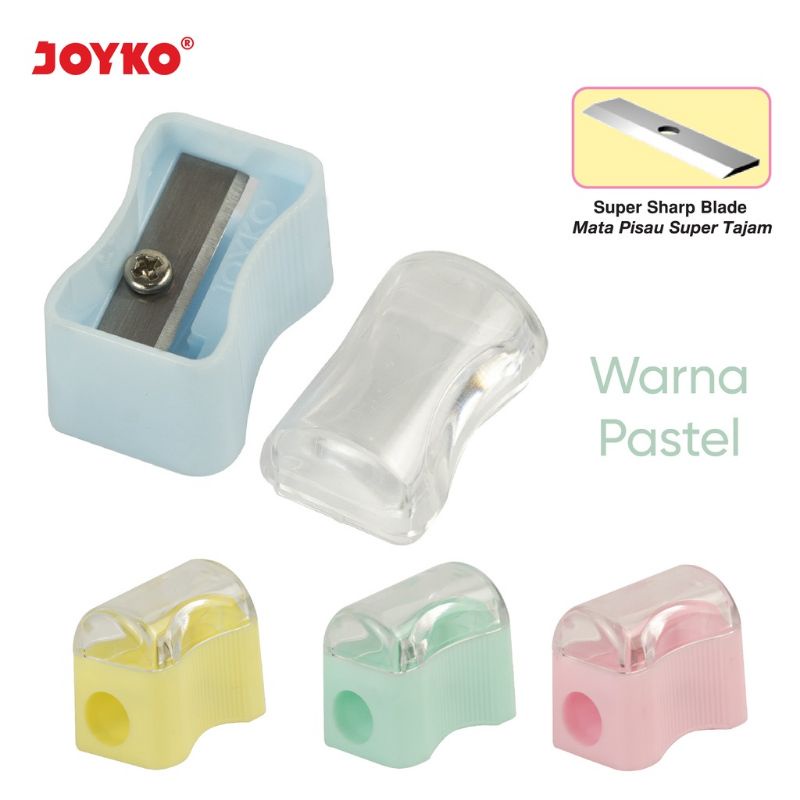 

Rautan Serutan Sharpener Joyko SP-362 Pastel / SP-362PTL