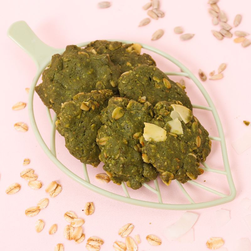 

Oatmeal Cookies - Matcha Almond 225gr