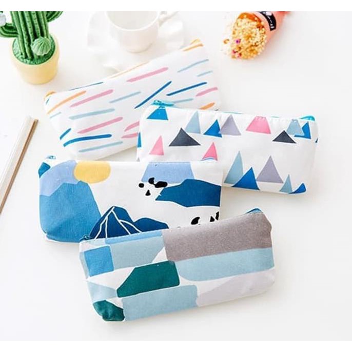 

Tempat Kotak Pensil Alat Tulis Pencil Case Pc02 Forest Moon
