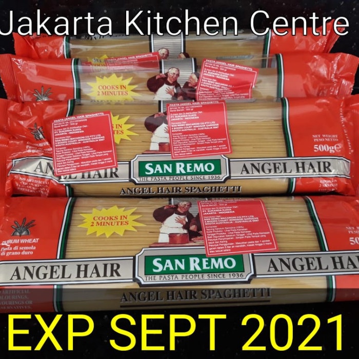 

PASTA-ANEKA- PASTA ANGEL HAIR AUSTRALIA SAN REMO 500GRAM -ANEKA-PASTA.