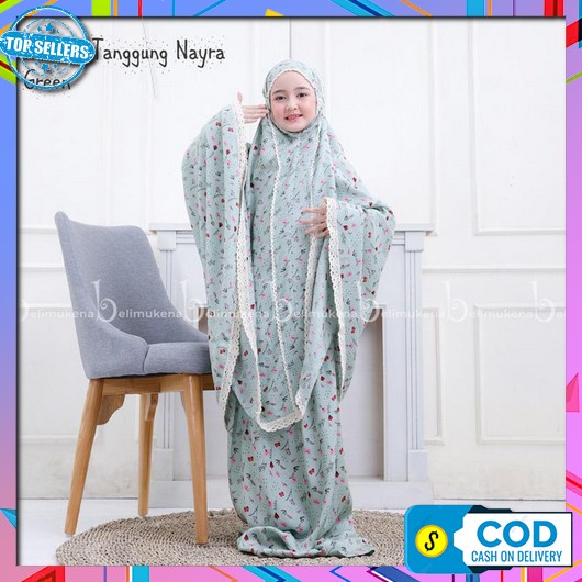 Mukena Azkadina Zaida Super Jumbo⠀Mukenah Terbaru 2022 Bali Dewasa Remaja Santri Rayon Jumbo Murah A