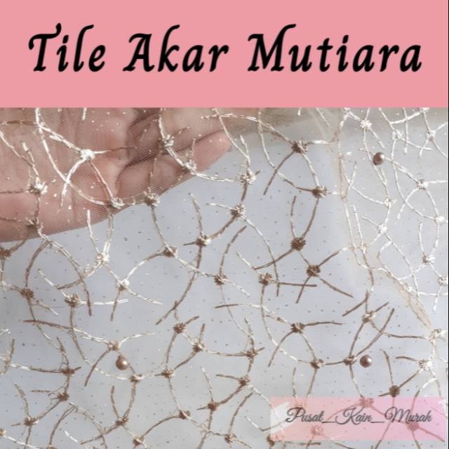KAIN TILE BORDIR MUTIARA / TILE KEBAYA