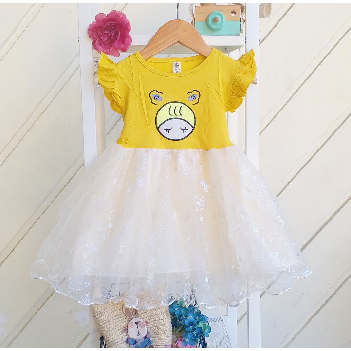 HappyOliver DRESS IMPORT ELLEN EBV Baju Dress Anak Perempuan Import