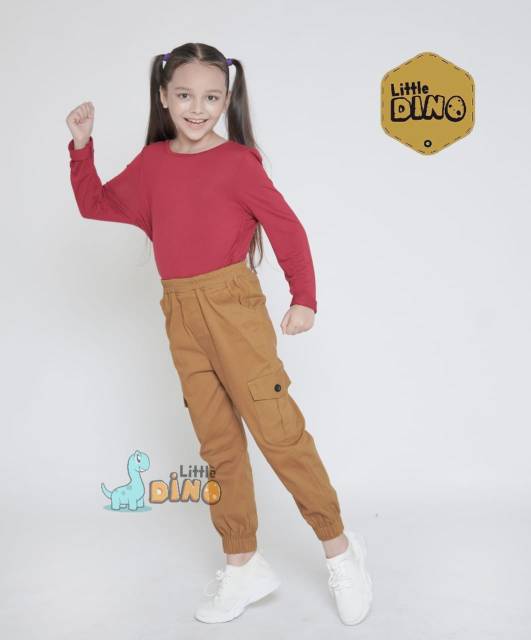 Littledino Joger Chino Cargo Anak 1-15 Tahun