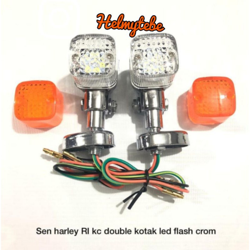 Sein riting kotak led import riting motor japstyle