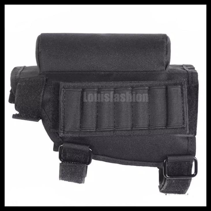 Tas Popor Buttstock Senapan Pcp, Aeg, Airsoft Import