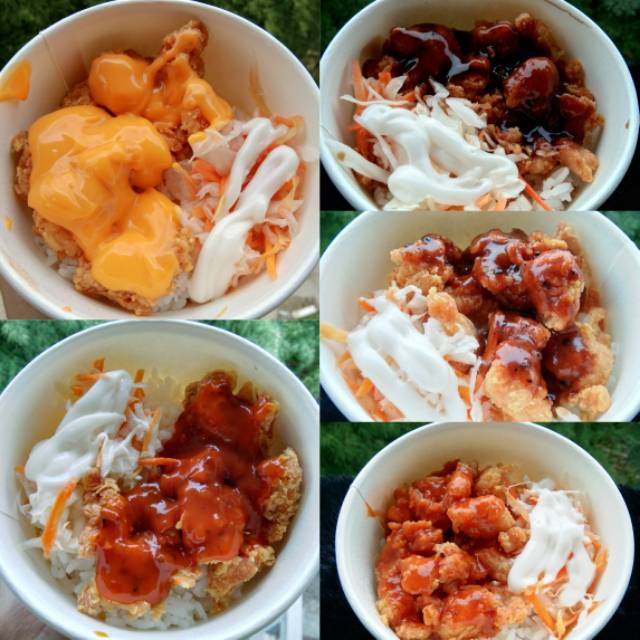 

Ricebowl chicken crispy saus special
