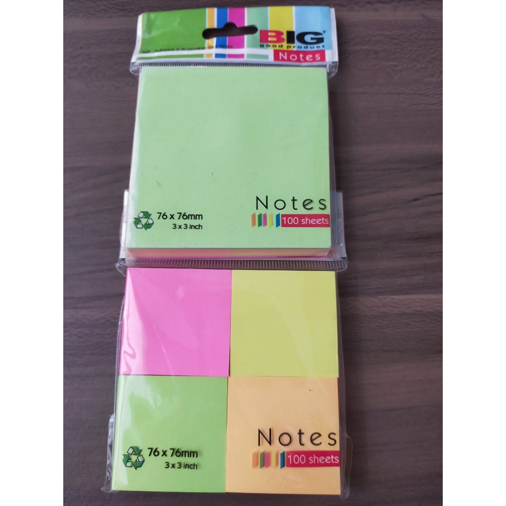 

Pembatas Kertas Big notes 76x76mm