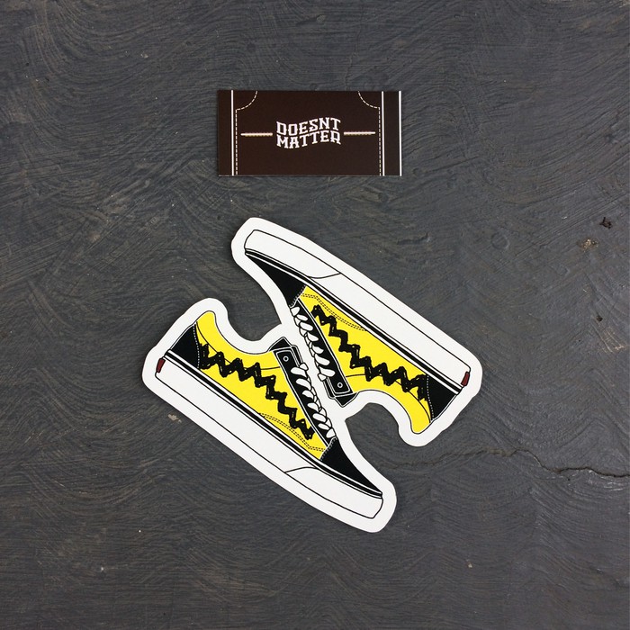 

Vans Oldskool X Peanuts sticker / Stiker Vans