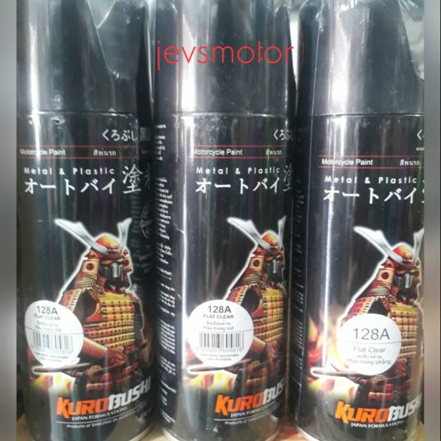 

Samurai paint 128a FLAT CLEAR(clear doff) , CLEAR