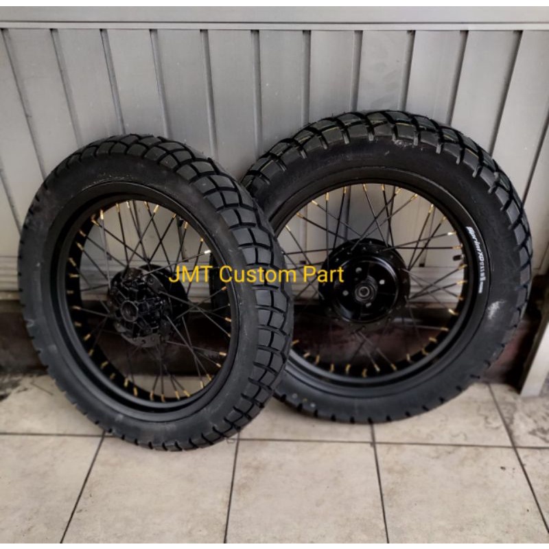 Paket Ban Japstyle Jumbo Scorpio Shock Depan Byson Swingarm Custom